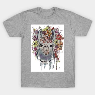 Llama Color Splash T-Shirt